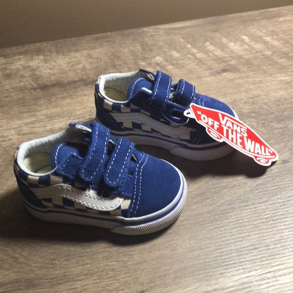 blue vans size 2